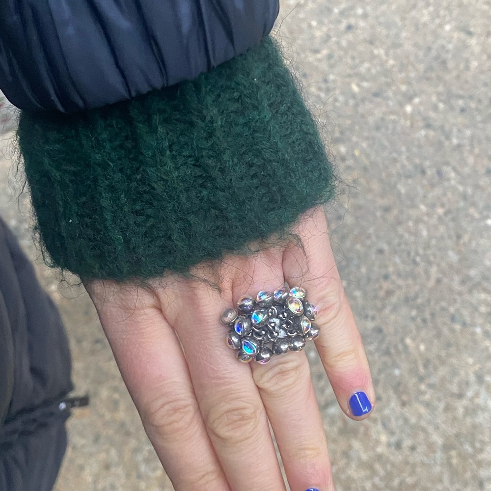 Swarovski Silver Statement Ring - image 2